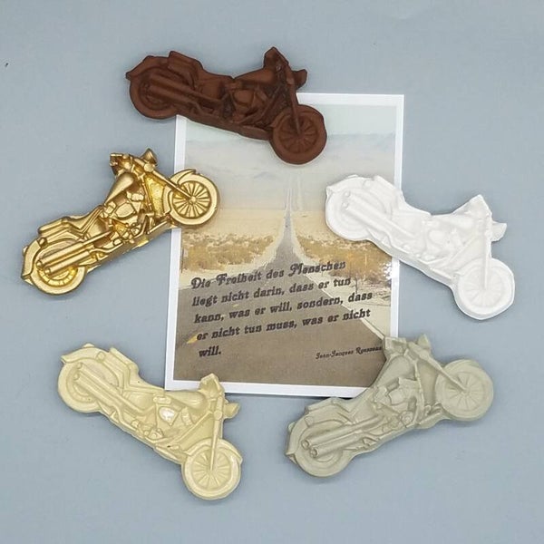 Kühlschrankmagnet mit Spruchkarte,  "on the Road"