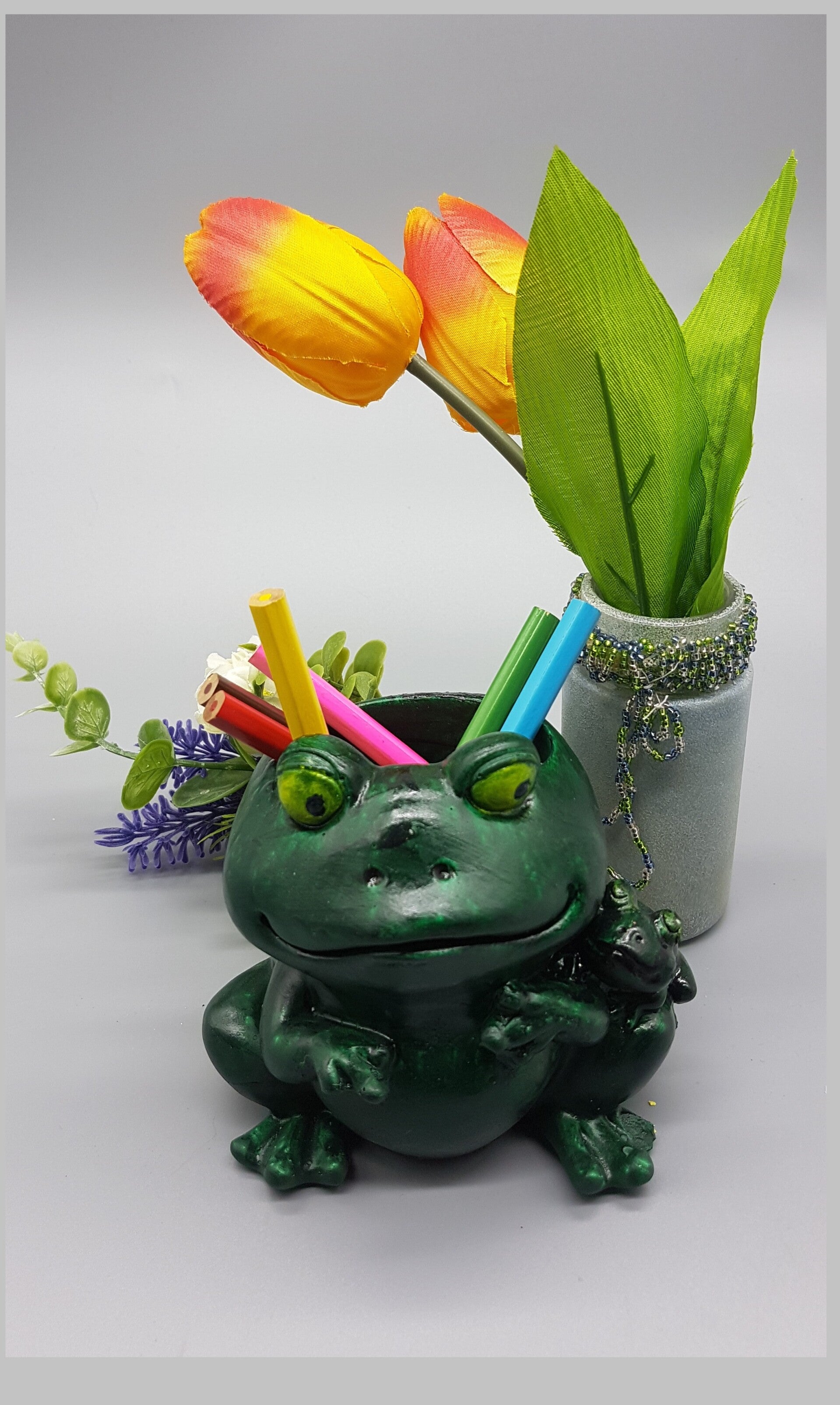 Frosch - Pflanzschale / Aufbewahrungsbox