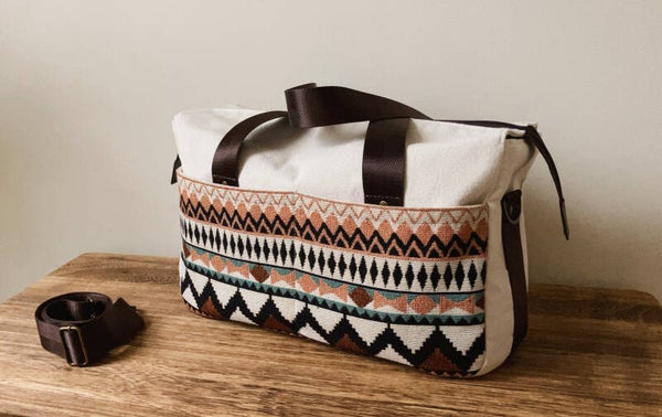 Vliegtuig tas boho stijl – Handbagage 40x30x20 weekendtas