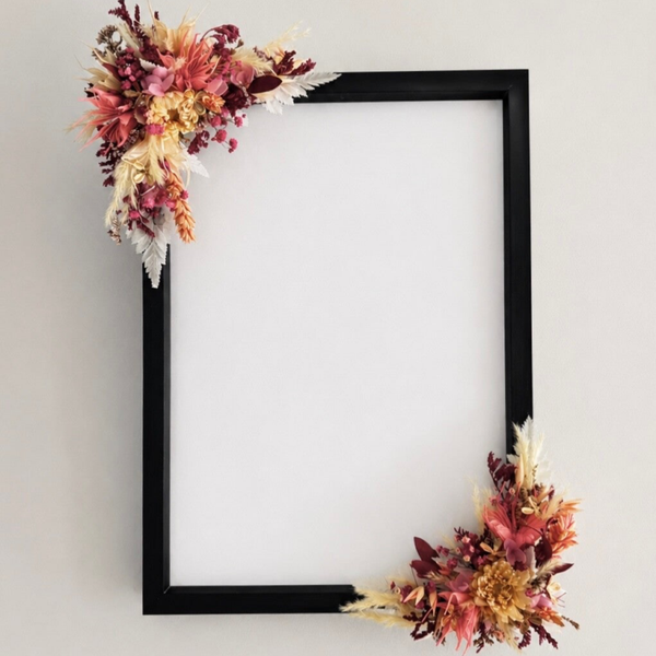 Cadre fleurs séchées