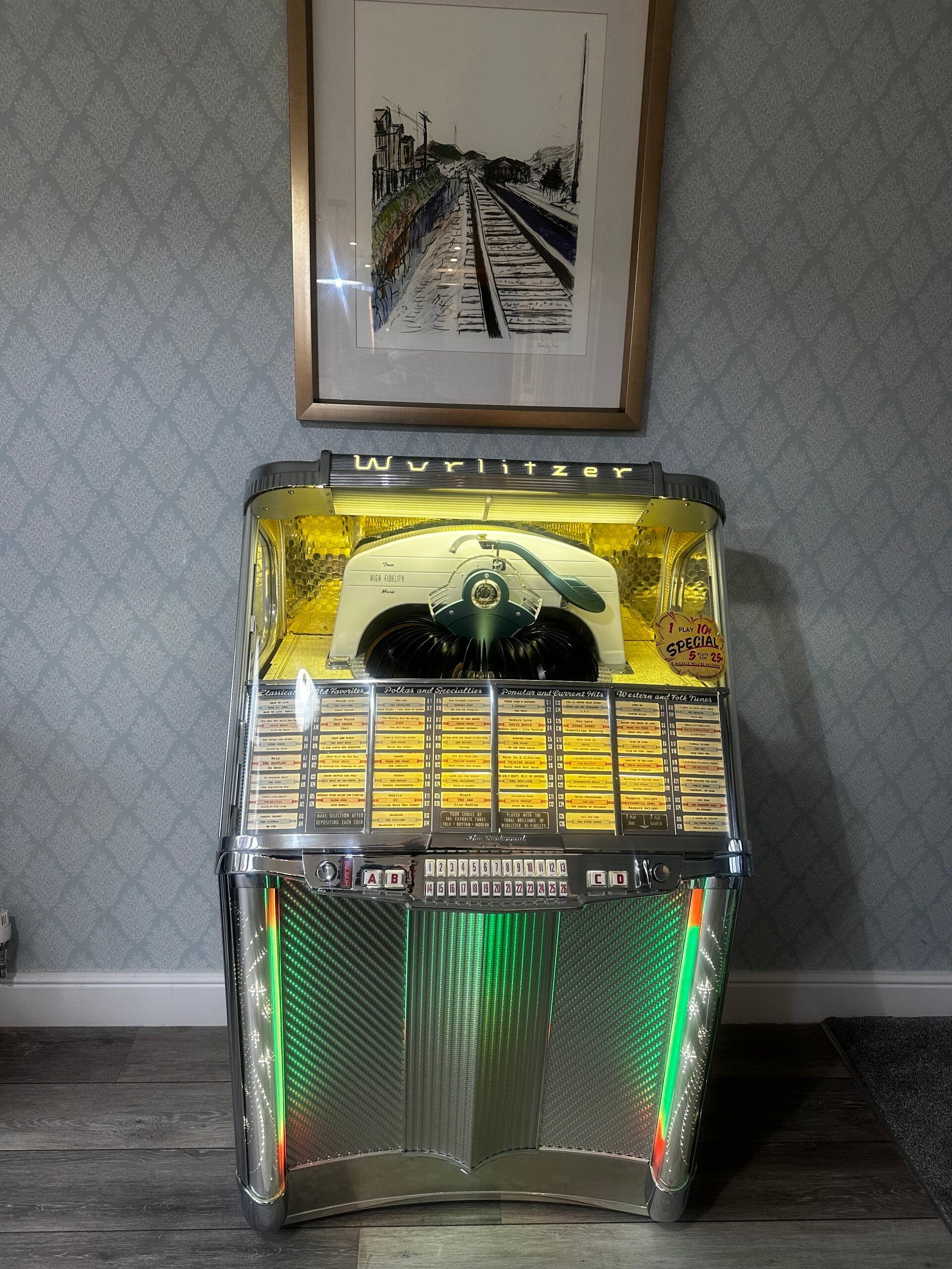 1956 Wurlitzer centennial 1900 Dukebox