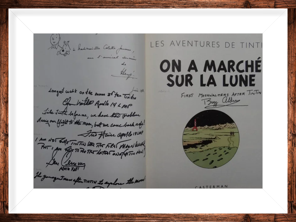 Tintin on a marché sur la lune astronautes 71000 euros