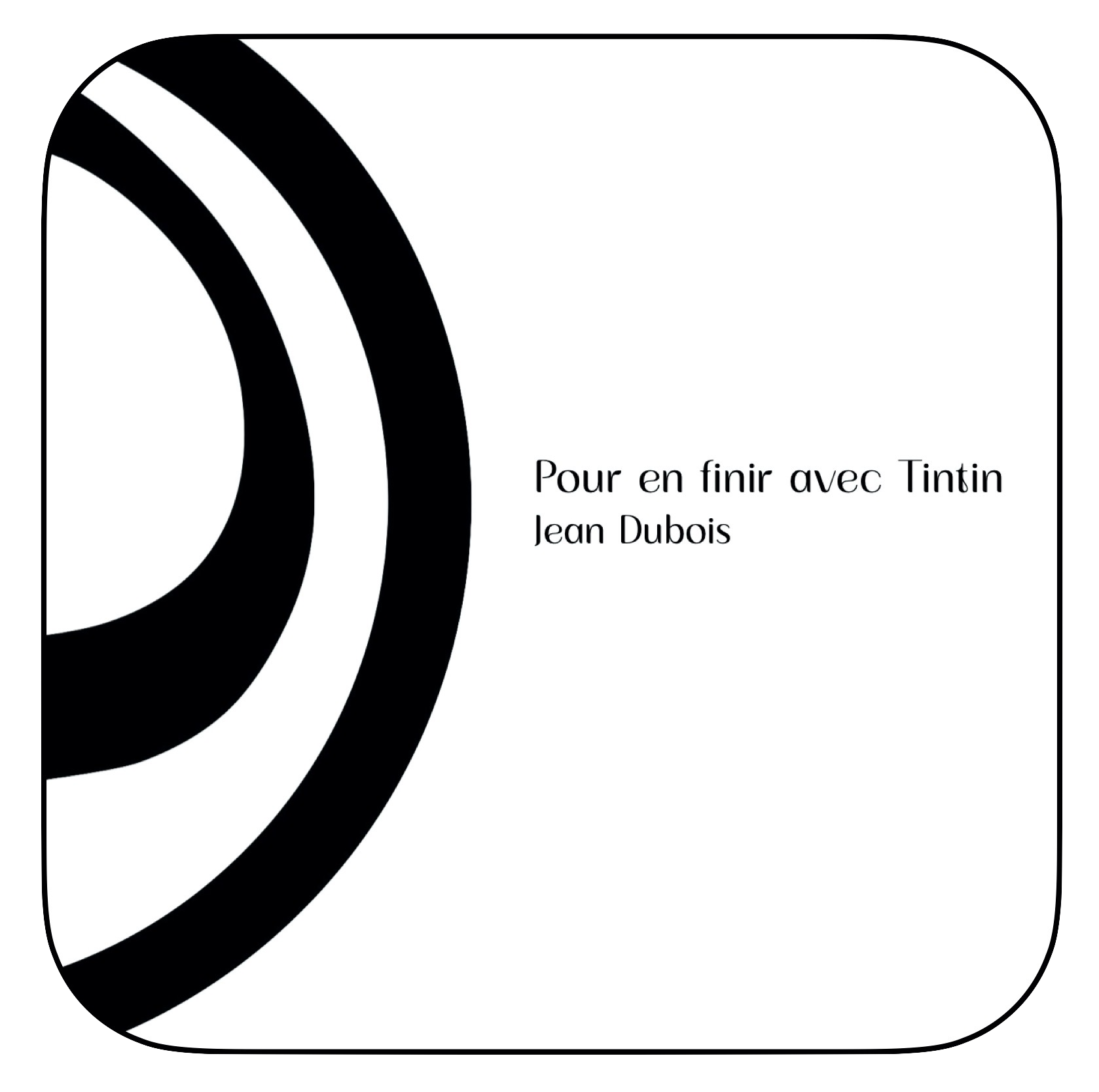 Pour en inir avec Tintin