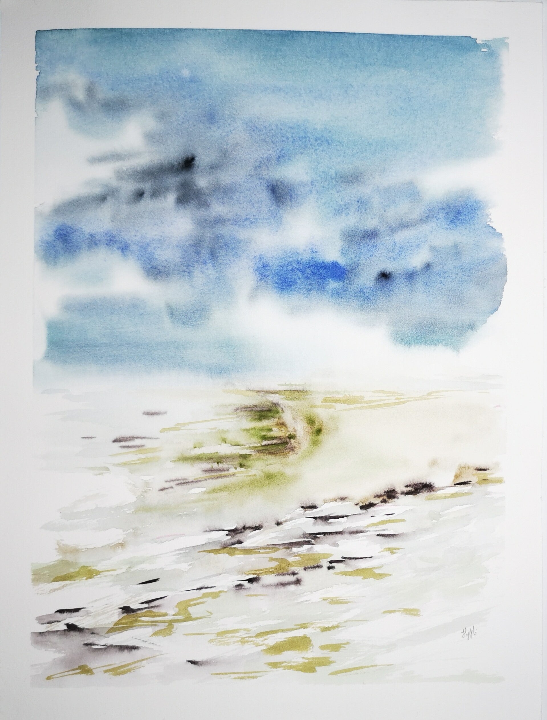 "La Falaise au Loin"