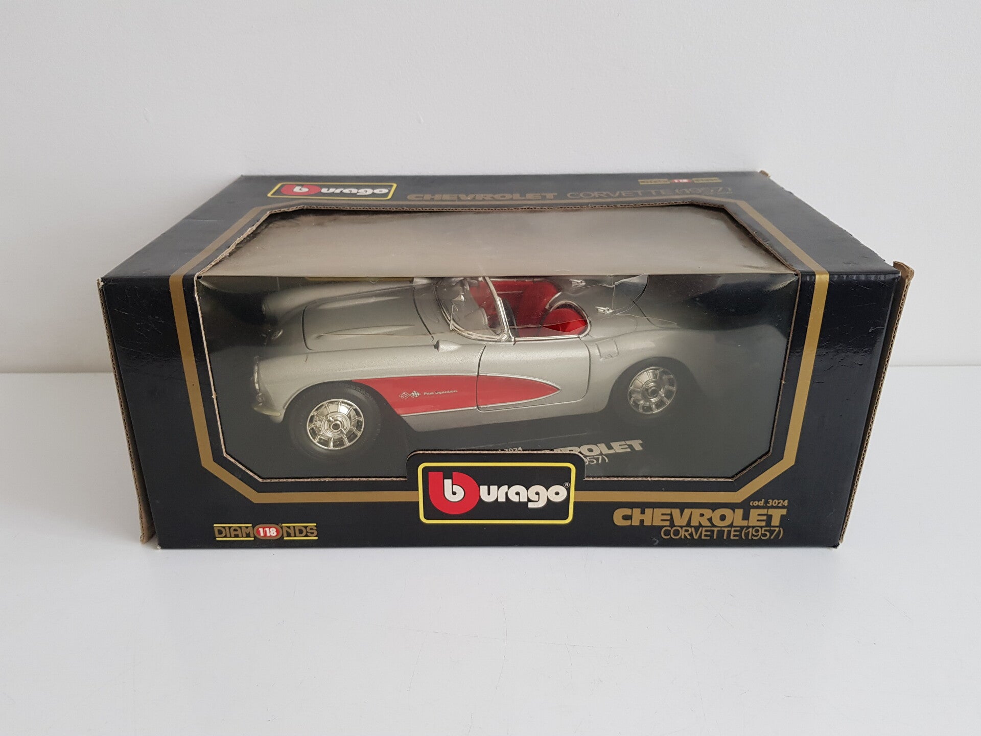 Bburago Chevrolet Corvette (1957) - 1/18 - In originele doos