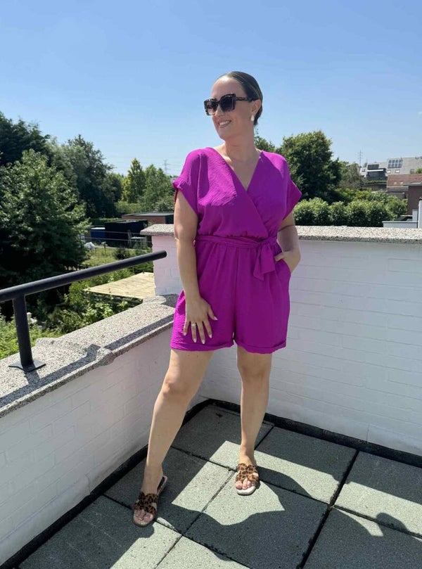 Playsuit magenta