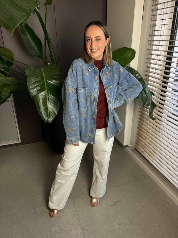 Not your basic jeans vest