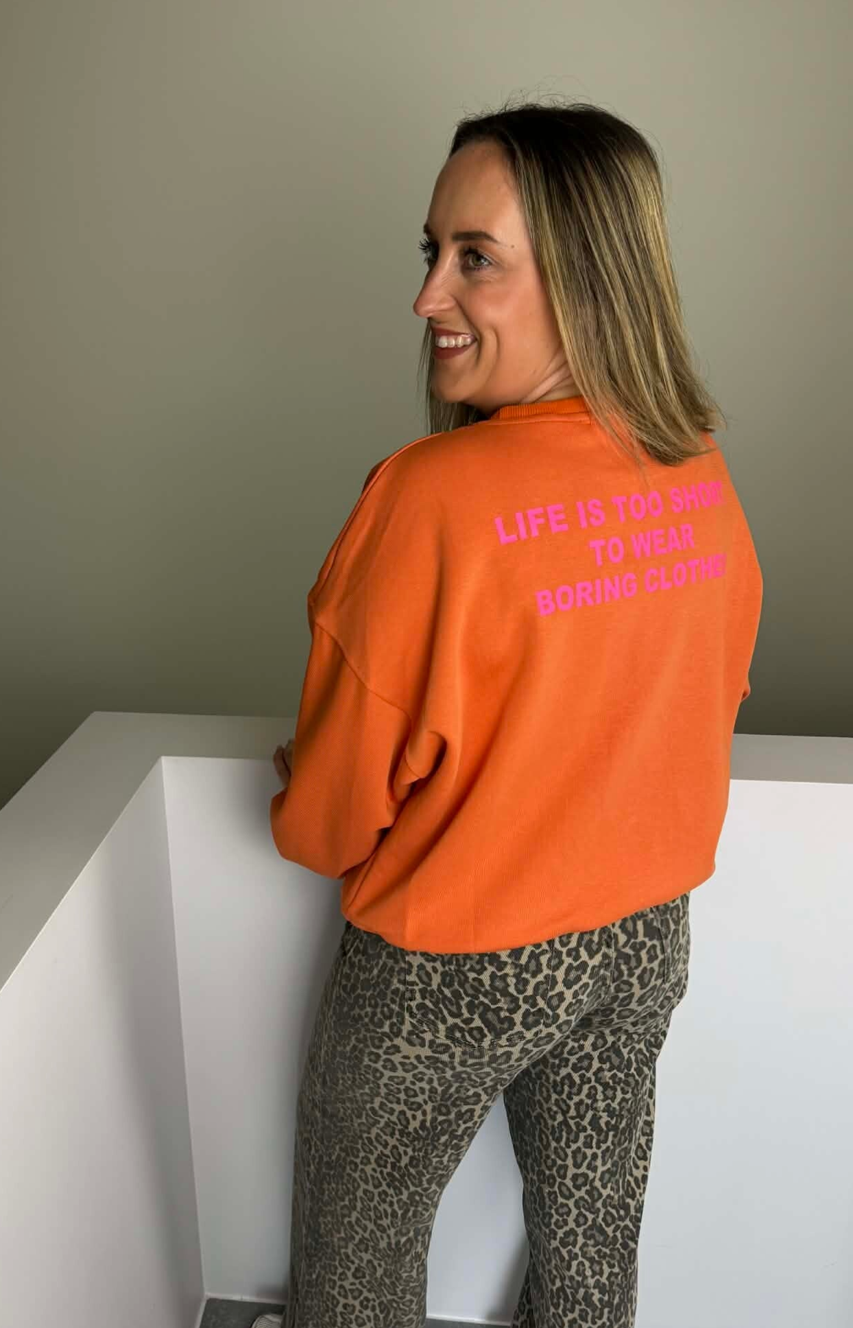 Life is too short sweater