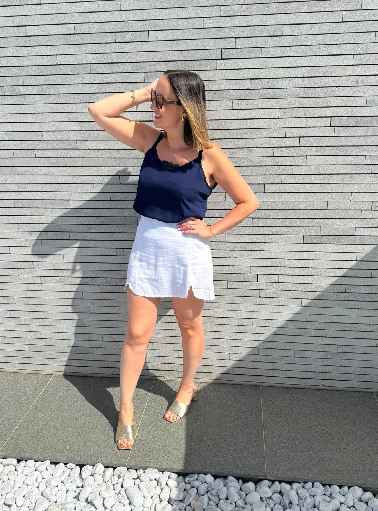 Navy top