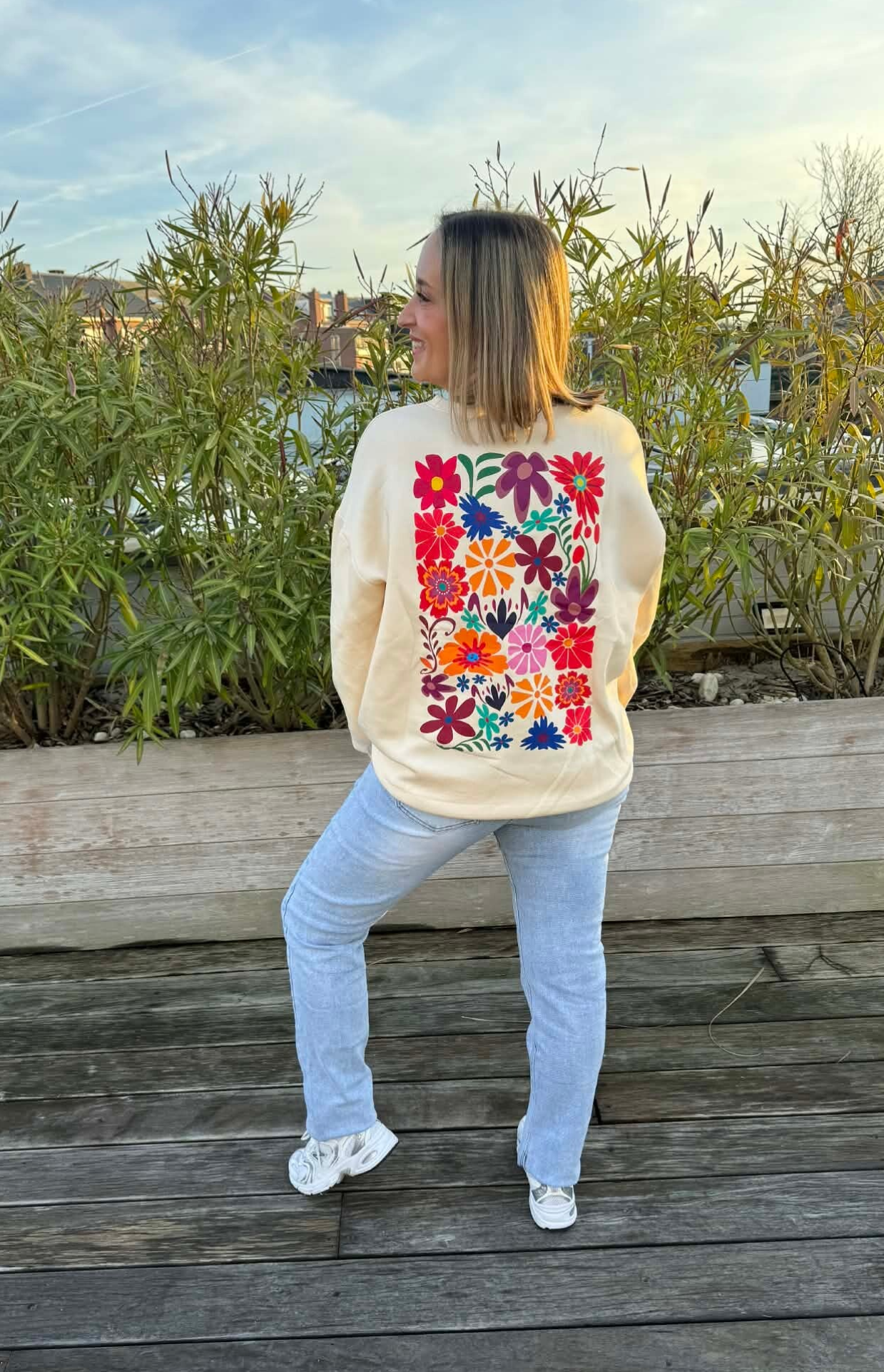 Flower sweater