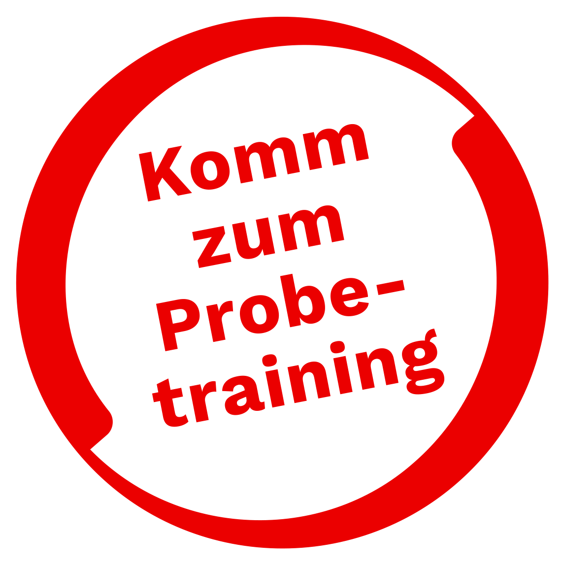 Komm zum Probetraining