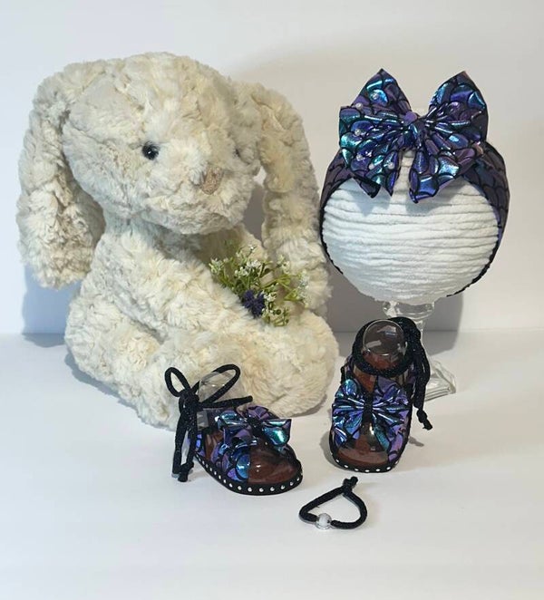 Mermaid baby sandals set