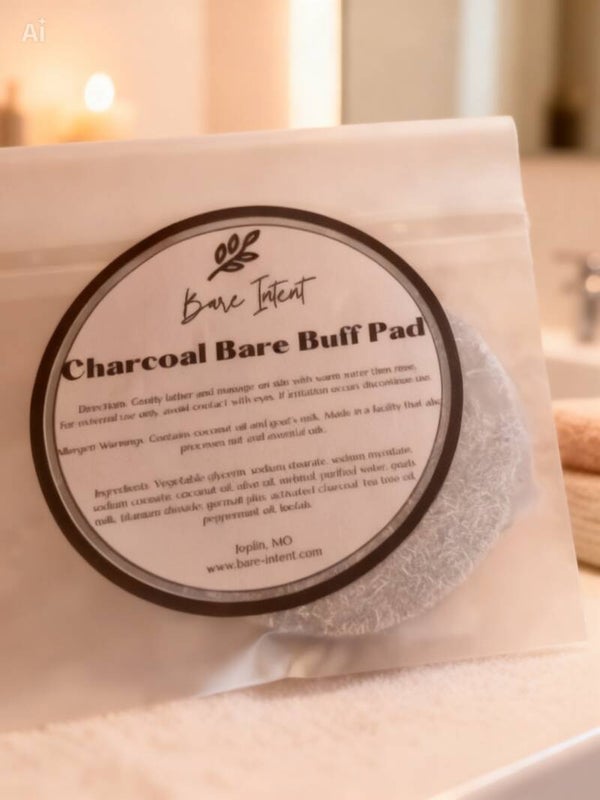 Charcoal Bare Buff Pad