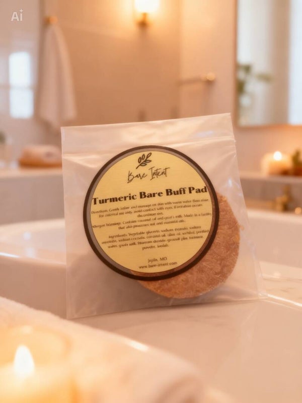 Turmeric Bare Buff Pad