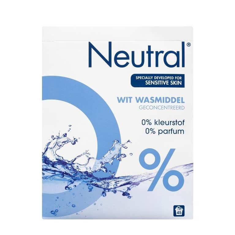 Neutral Waspoeder Wit - 45 wasbeurten - 3 kg