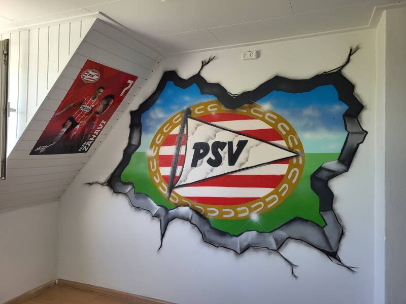 Graffiti PSV Logo