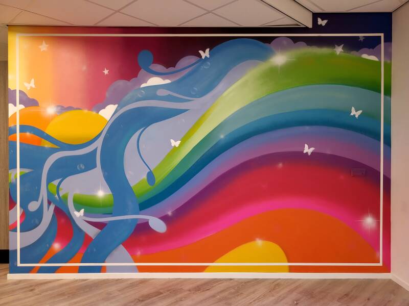 Graffiti Basisschool De Regenboog