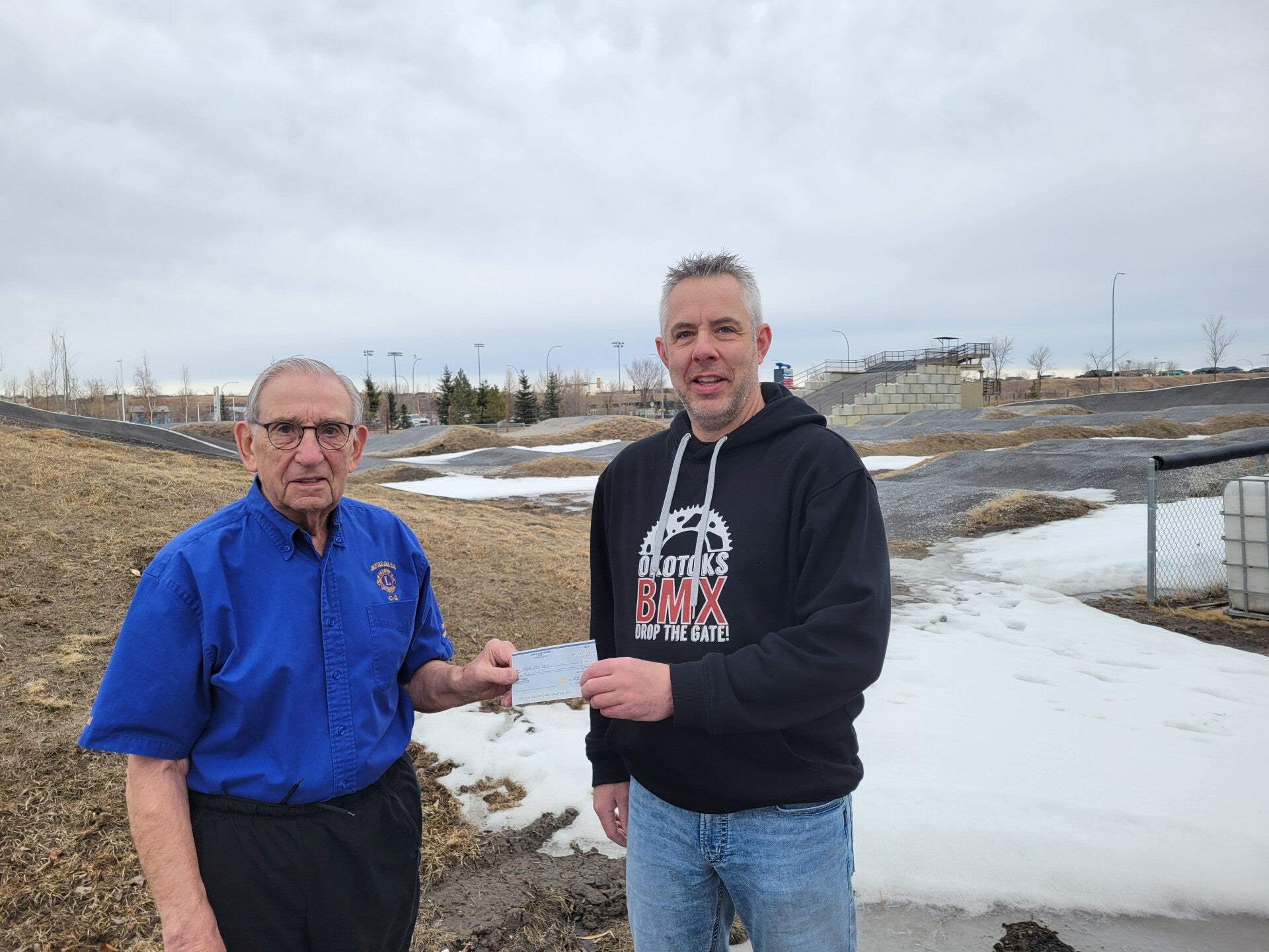 Lion Stuart and Aaron from BMX Club