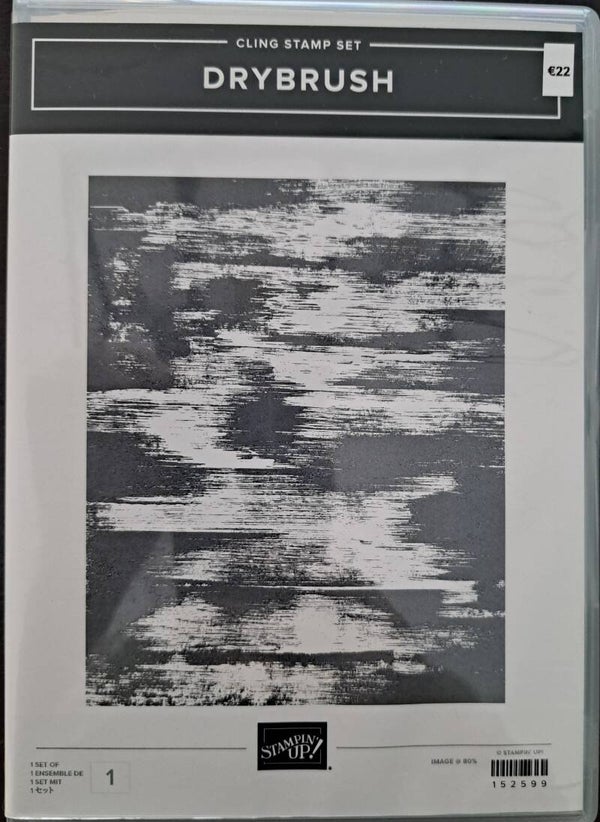 Drybrush achtergrondstempel
