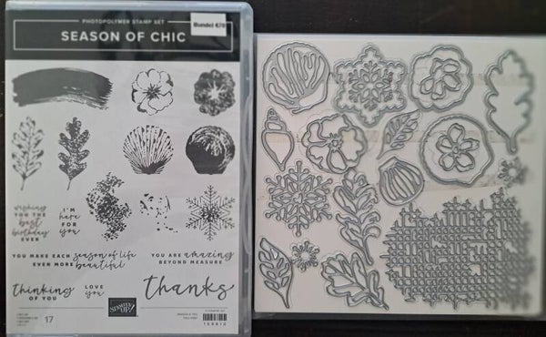 Season of Chic stempelset met bijpassende stansen