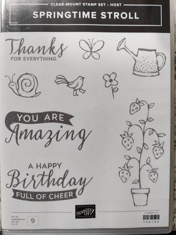Springtime Stroll stempelset