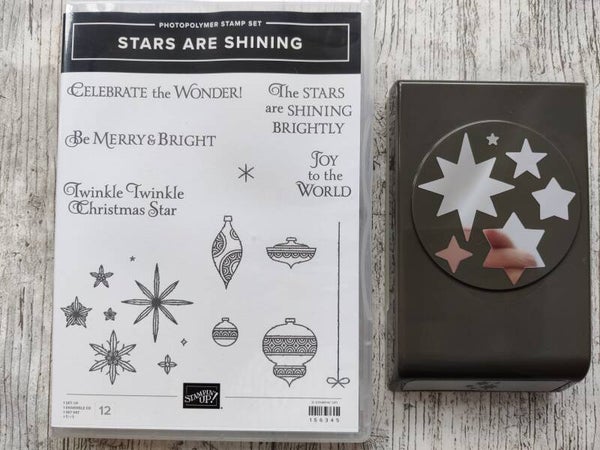 Stars are Shining stempelset met bijpassende Starlit pons