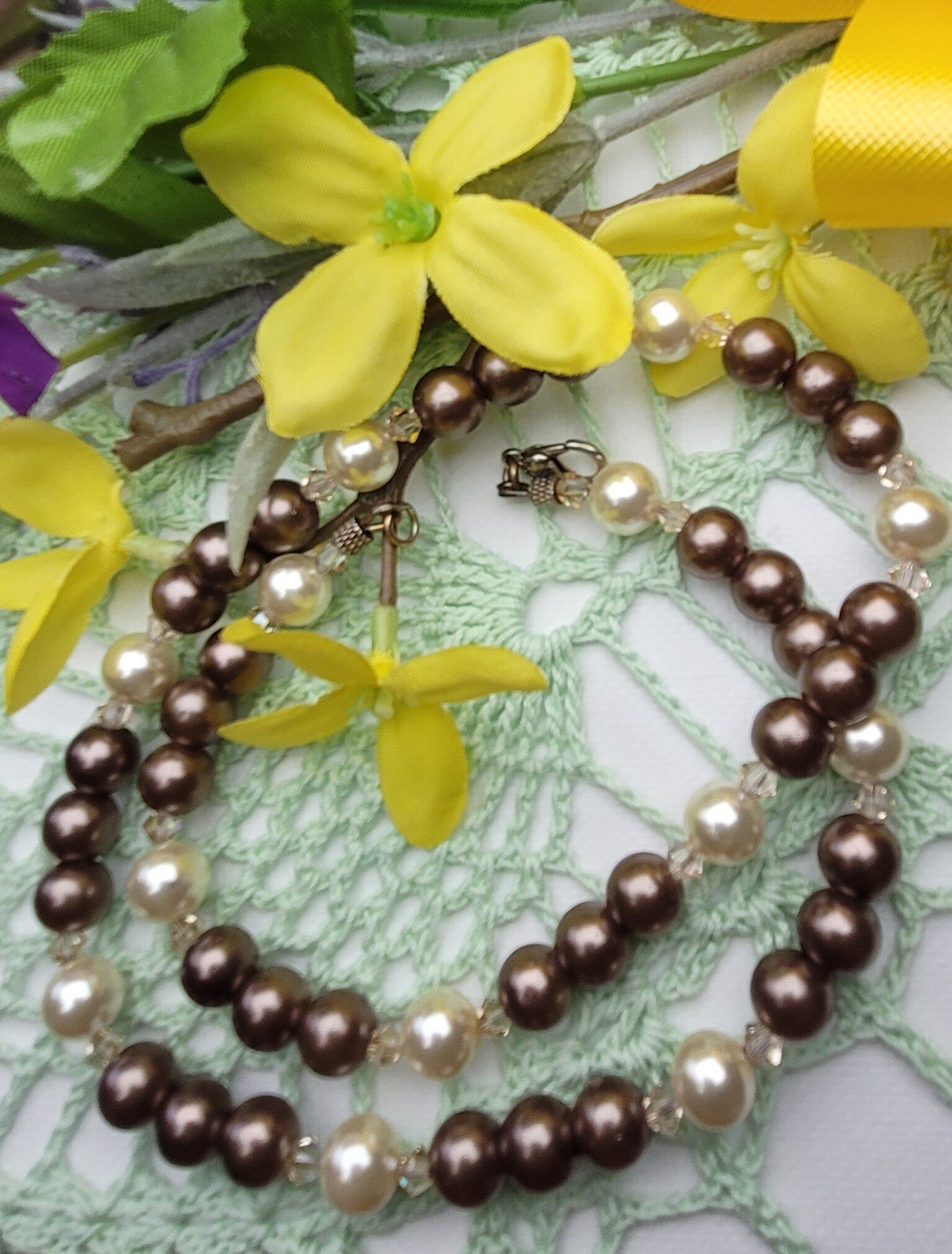 Brown Pearl Necklace