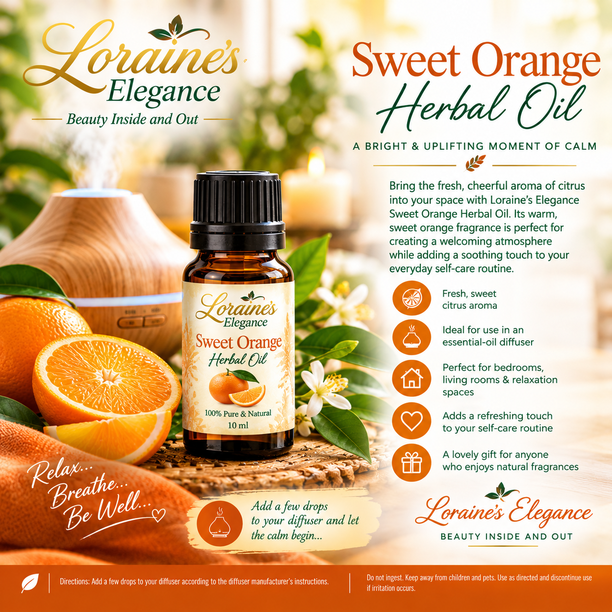 Sweet Orange Herbal Oil