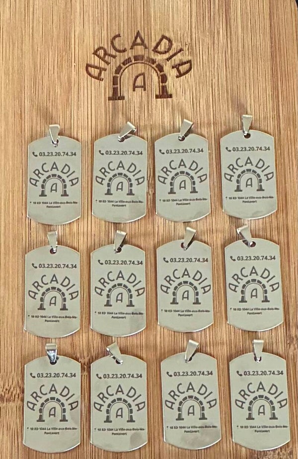 Porte clé en bois Arcadia