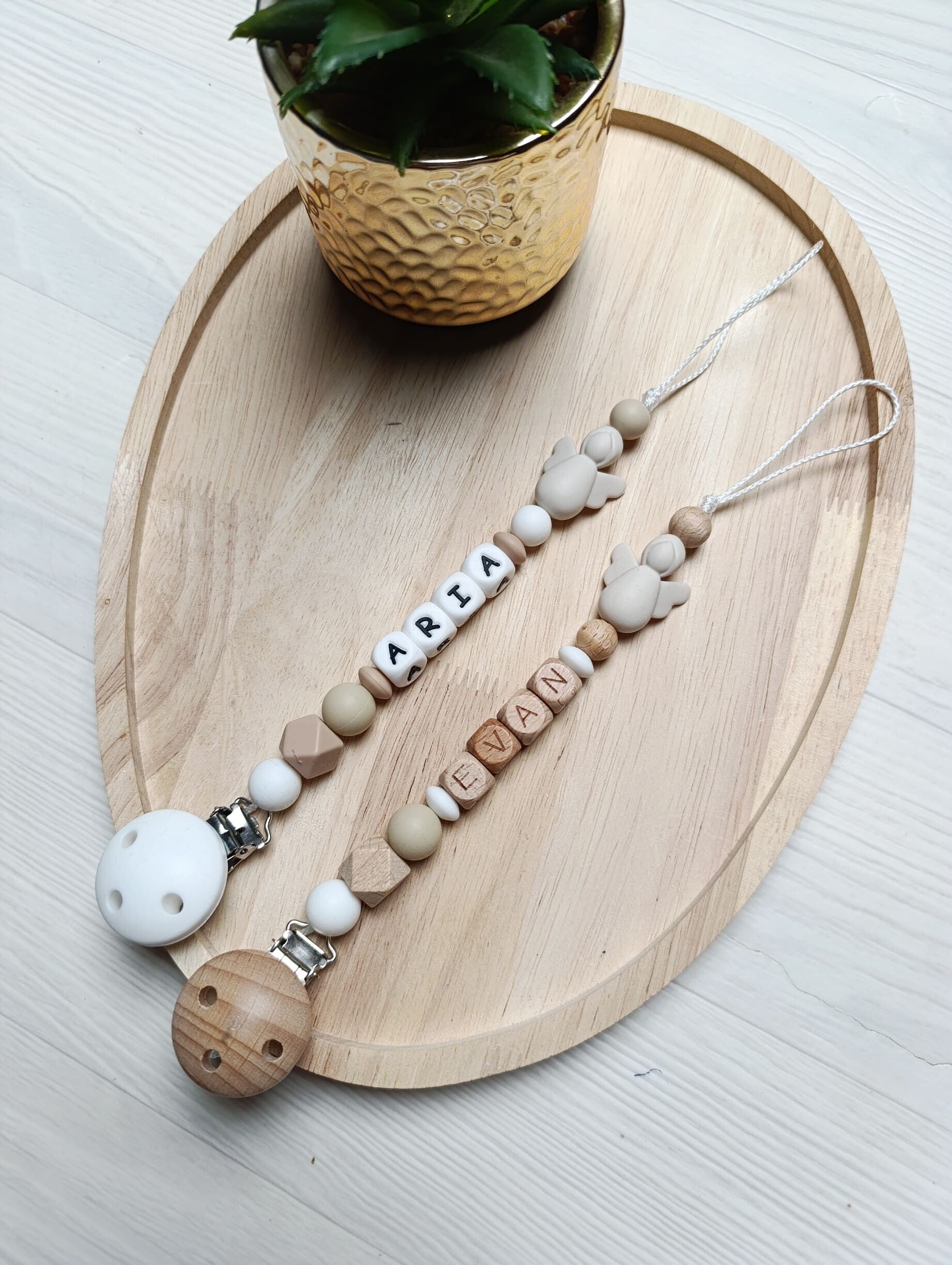 Attache tétine ange