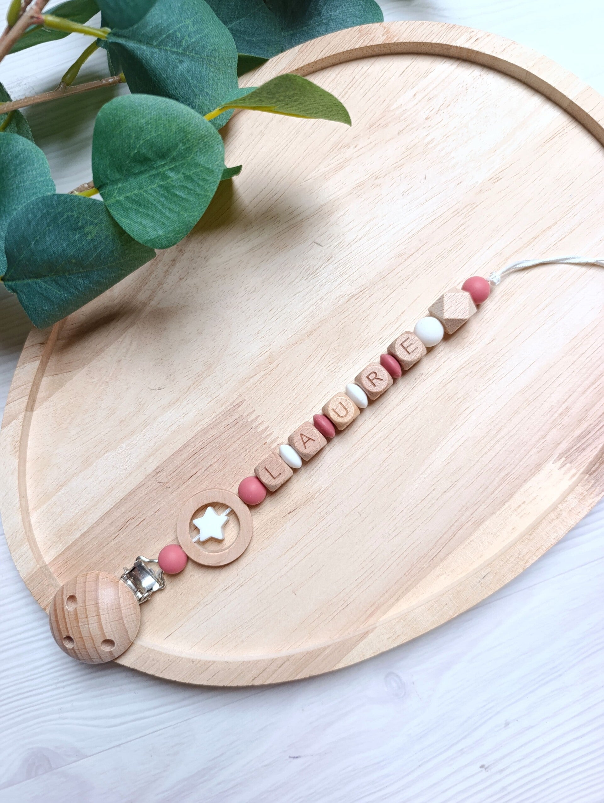 Attache tétine étoile