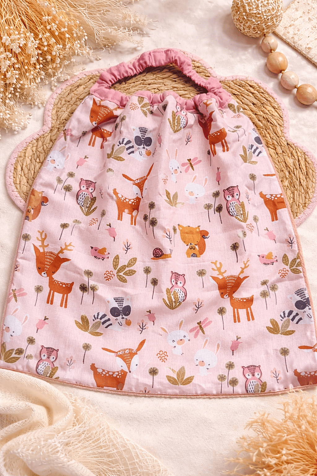 Bavoir animaux de la forêt