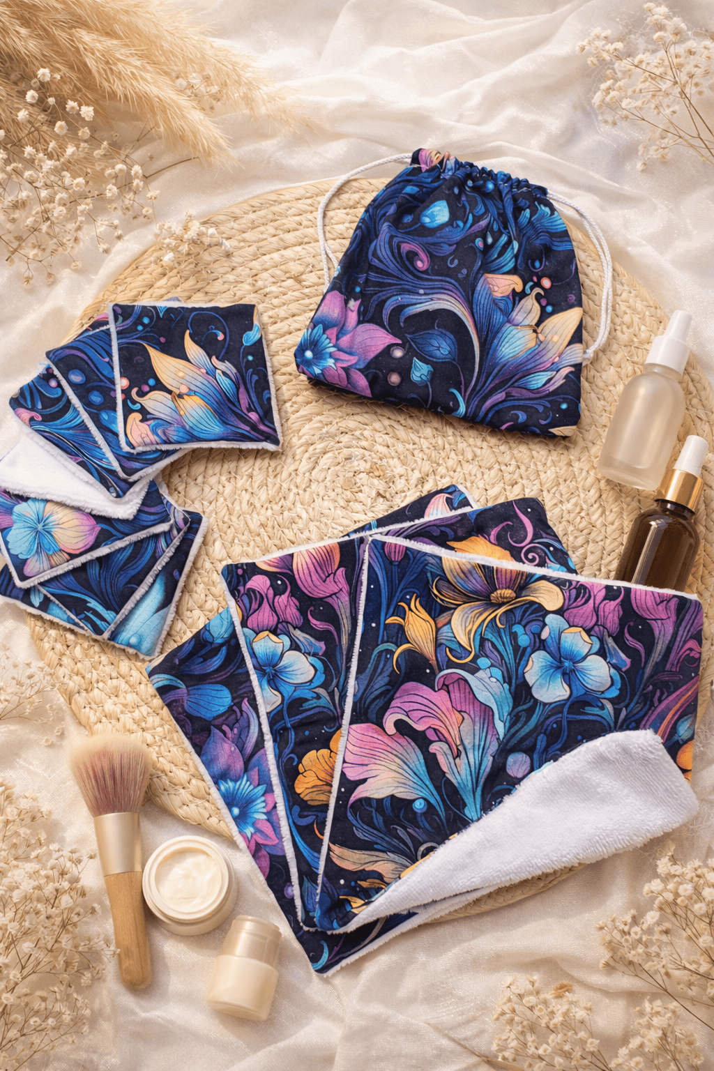 Box beauté fleurs muticolores