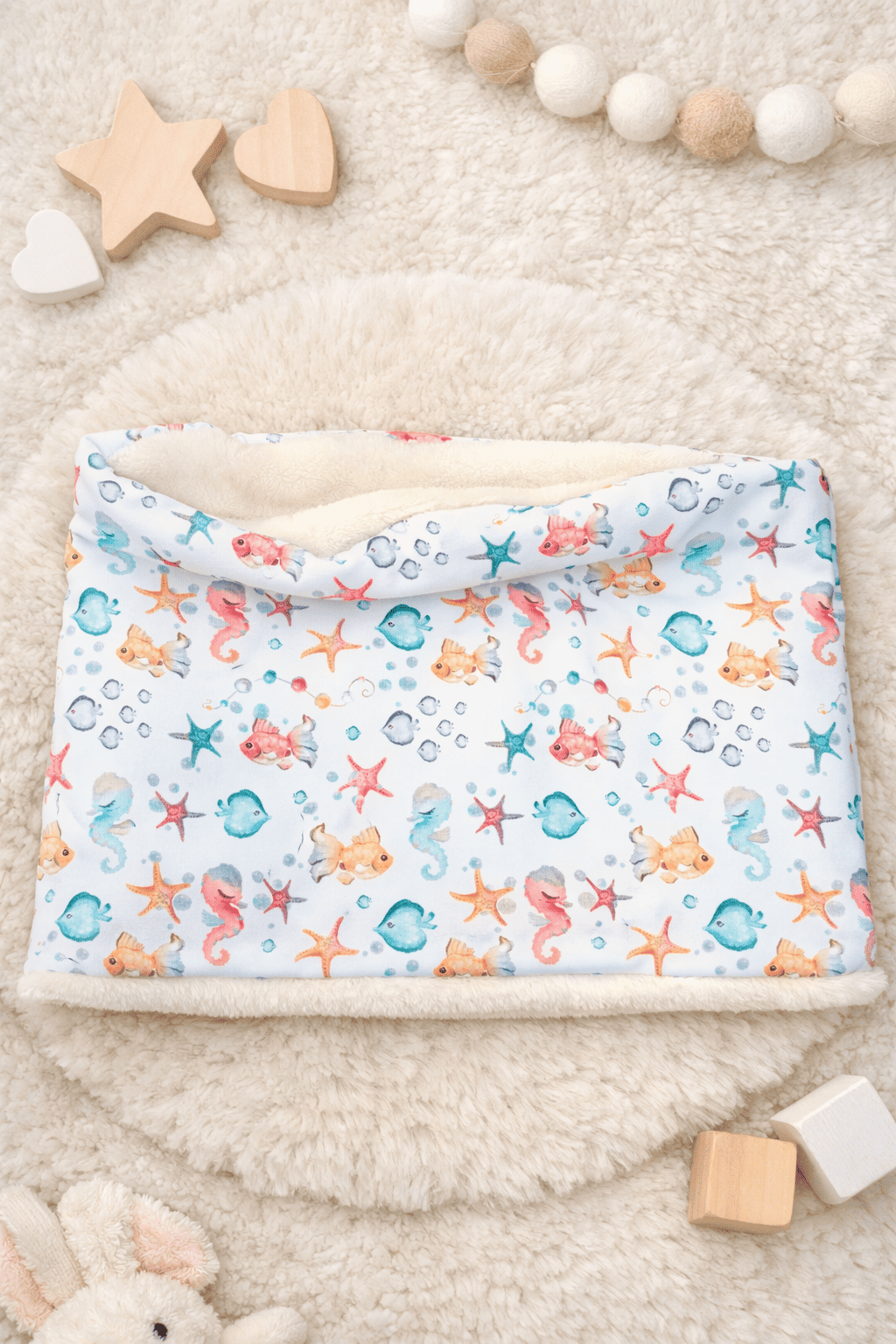 Tour de cou animaux de la mer 2/5 ANS