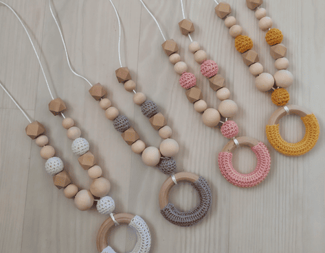 Collier d'allaitement bois