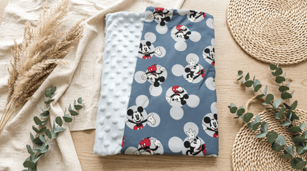Couverture petit lit coton Mickey