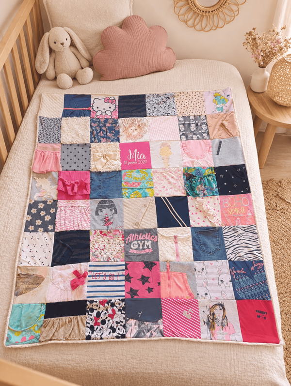 Couverture patchwork souvenir