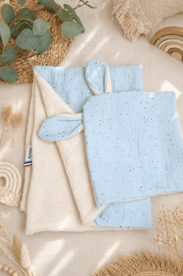 Coffret cadeau naissance bleu