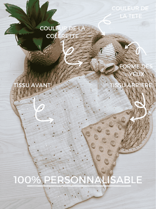 Doudou Chat crochet