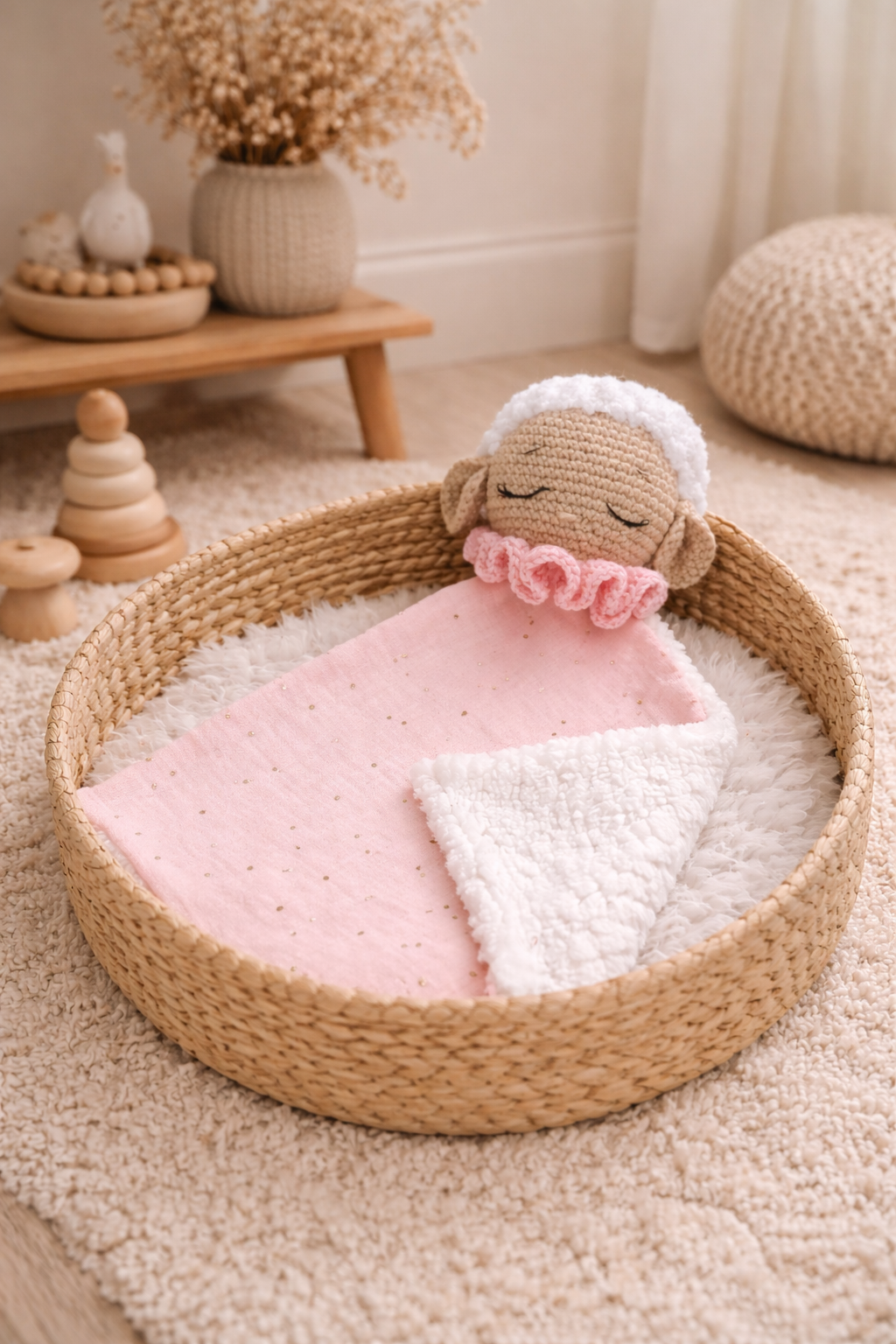 Doudou mouton crochet