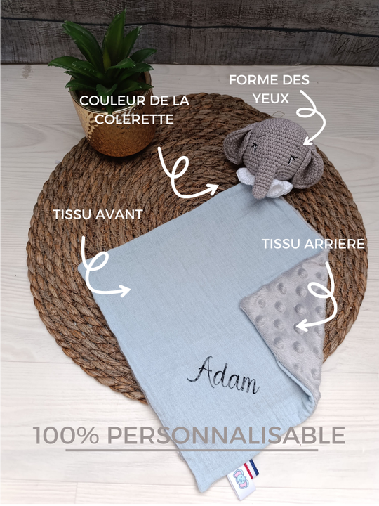 Doudou Elephant crochet