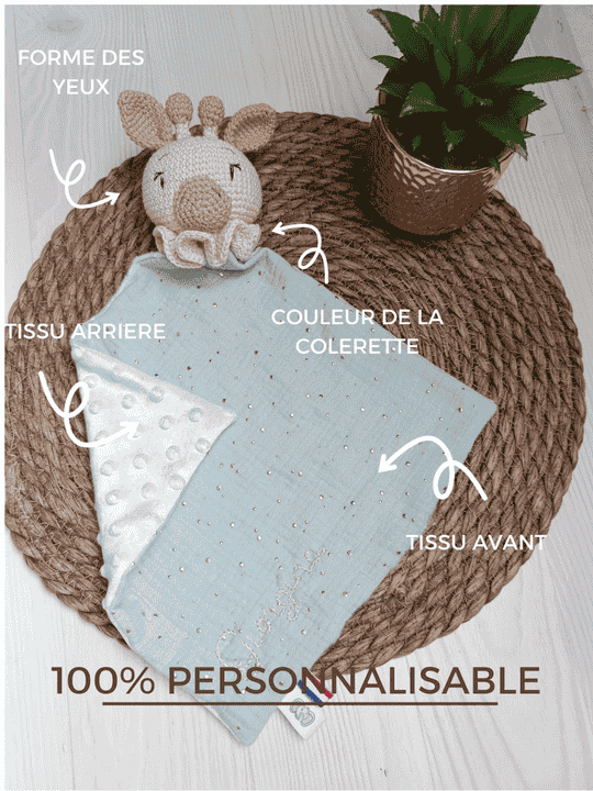 Doudou Girafe crochet