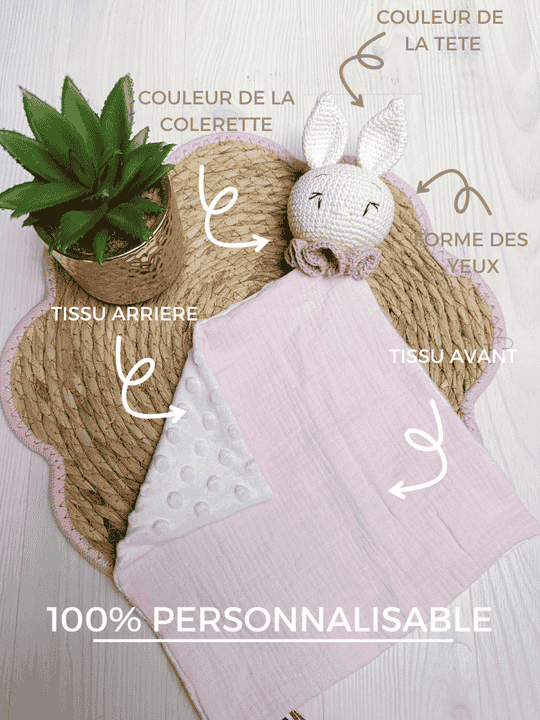 Doudou Lapin crochet