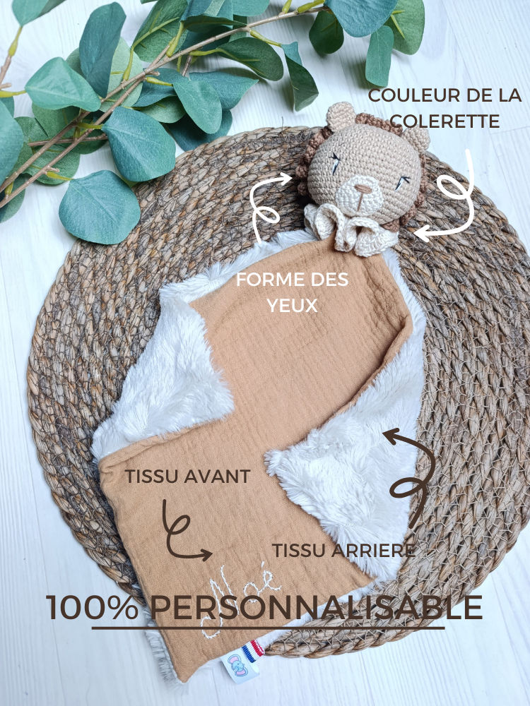 Doudou Lion crochet