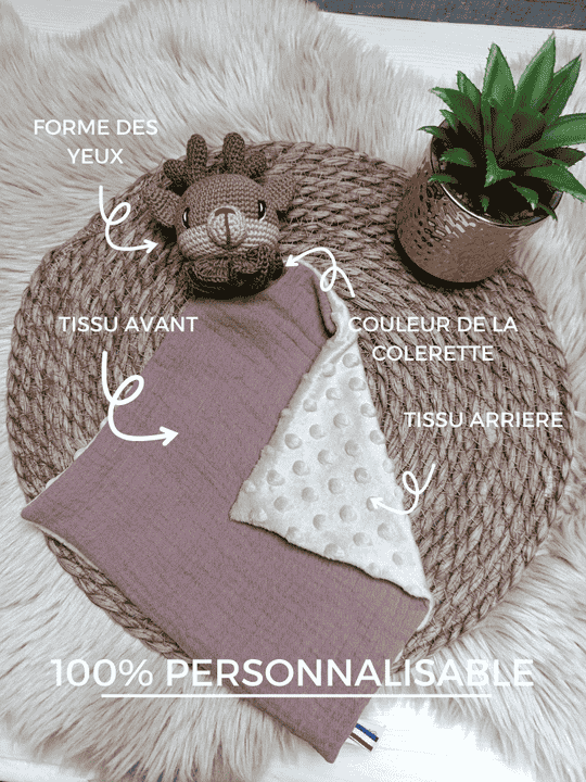 Doudou Renne crochet