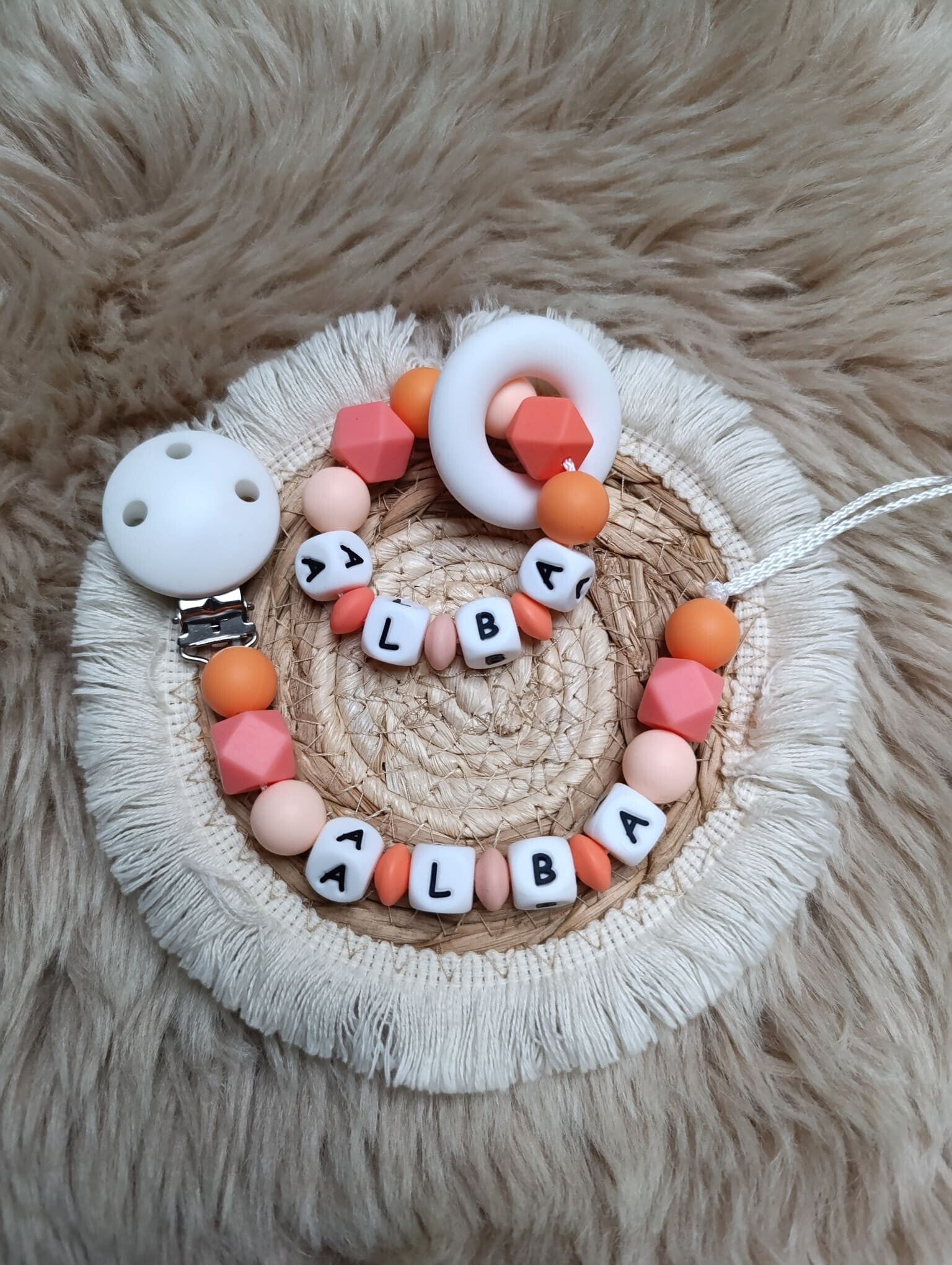 Duo dentition silicone prénom