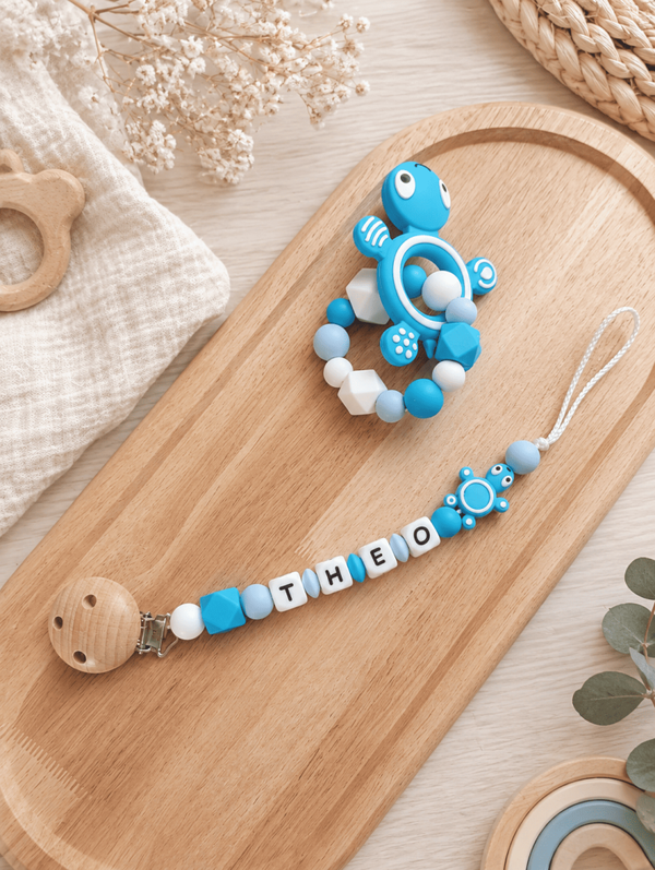 Duo dentition tortue bleue
