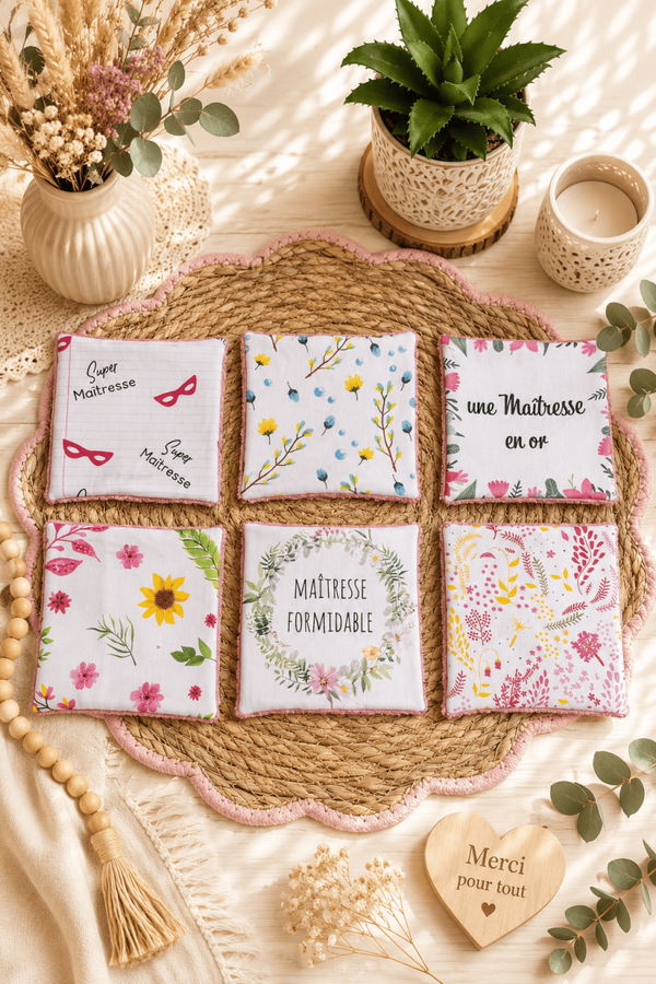 Lot de 6 lingettes Maîtresses