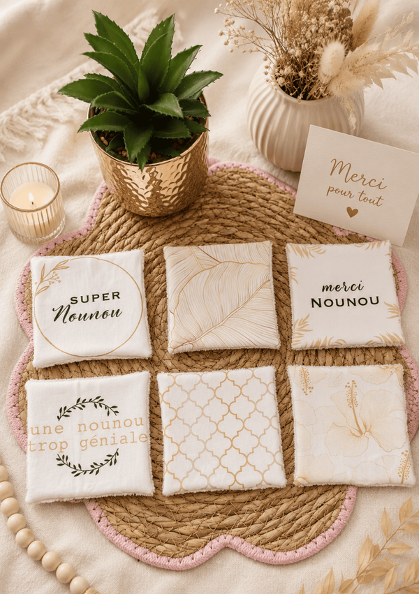Lot de 6 lingettes Nounou