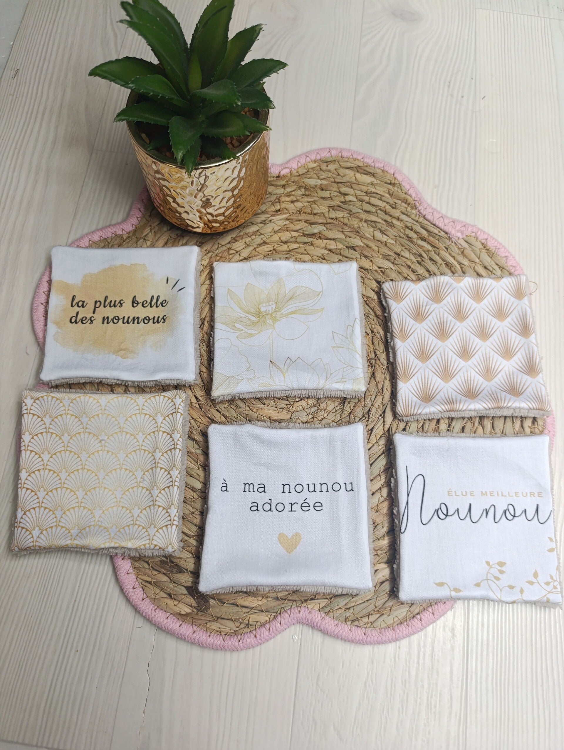 Lot de 6 lingettes Nounou